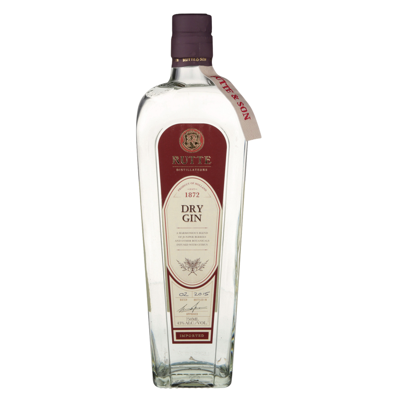Rutte Dry Gin 750ml
