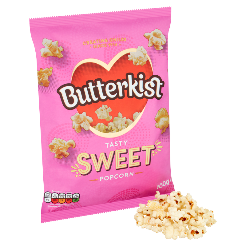 Butterkist Sweet Popcorn, 100g Snacks fast delivery by App or Online
