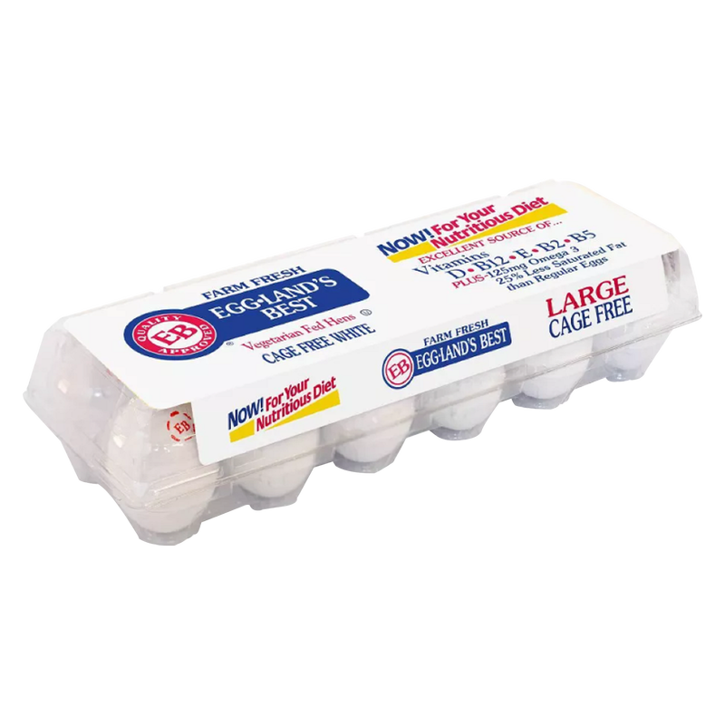 Eggland's Best Large Cage Free White Eggs - 12ct : fast delivery