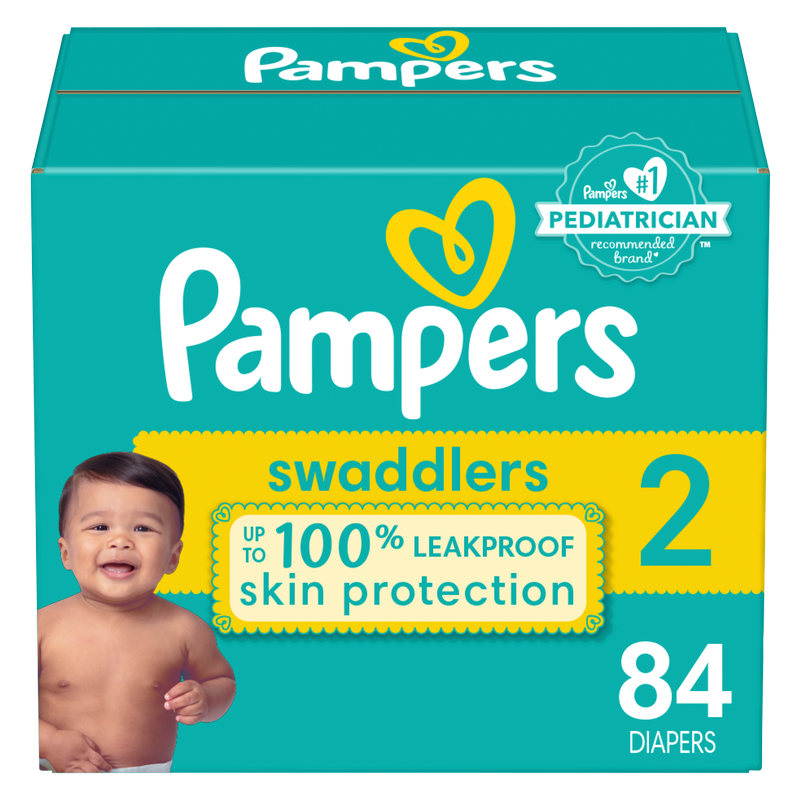 Pampers Swaddlers Size 2 Super Pack 84 ct