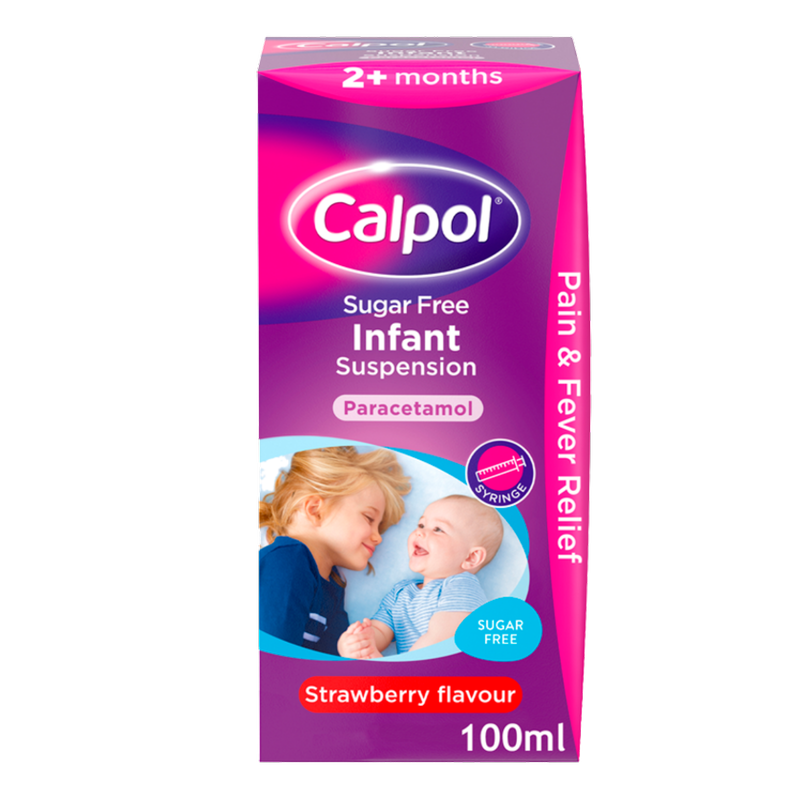 Calpol Paracetamol Infant Suspension Strawberry, 100ml