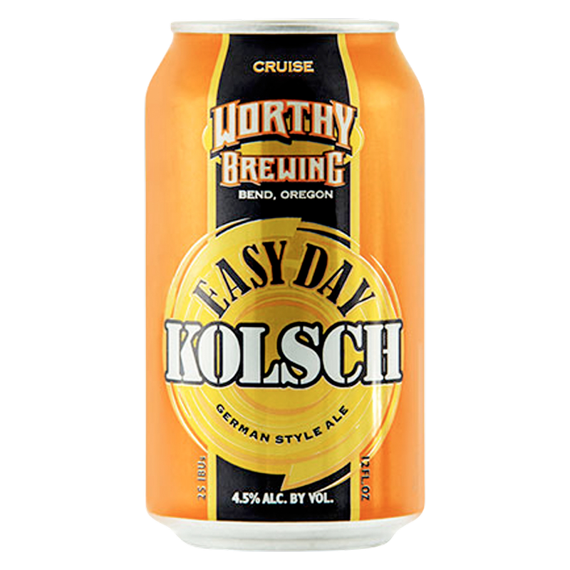 Worthy Brewing Easy Day Kolsch 6 Pack Cans