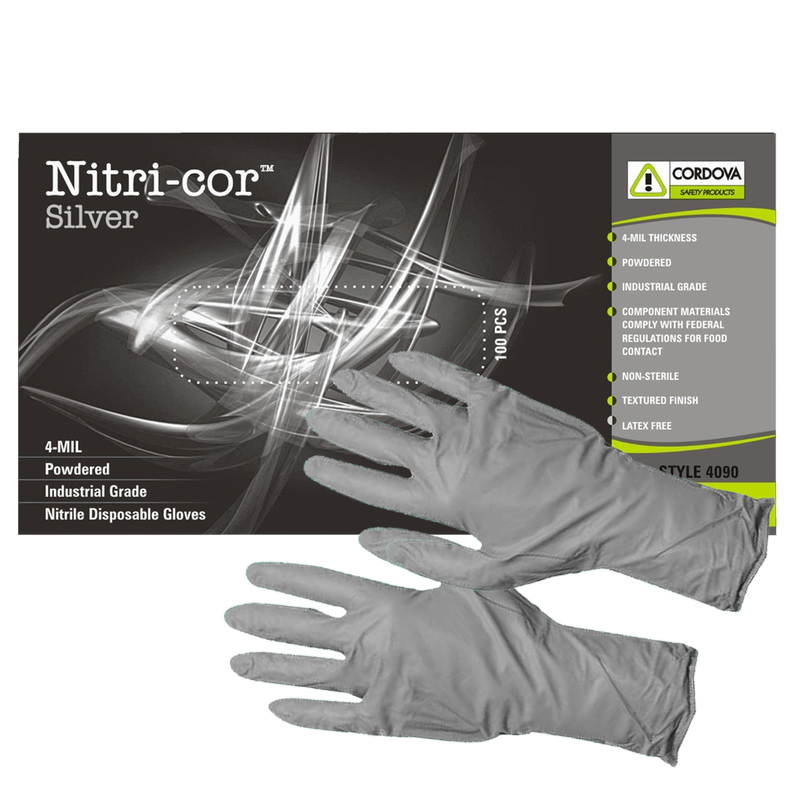 Nitrile Medium Disposable Gloves 100ct