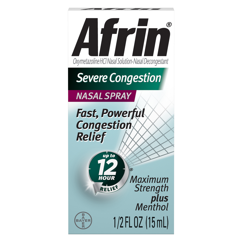 Afrin Severe Congestion Nasal Spray Congestion Relief 15ml