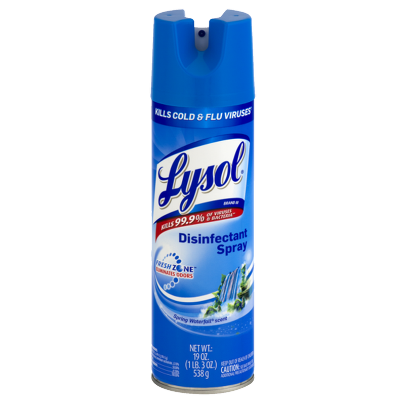 Lysol Spring Waterfall Disinfectant Spray 19oz