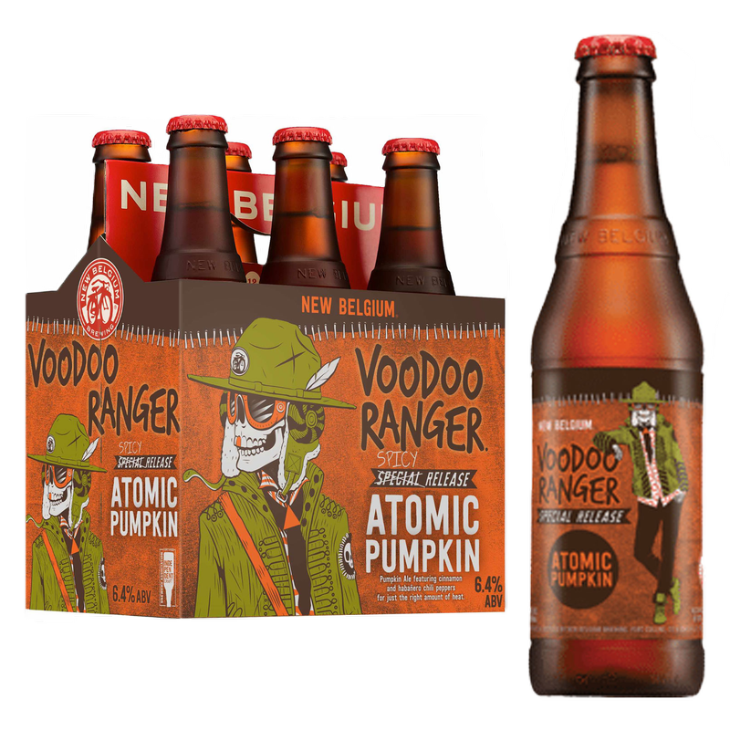 New Belgium Voodoo Ranger Atomic Pumpkin 6pk 12oz Btl 6.4% ABV