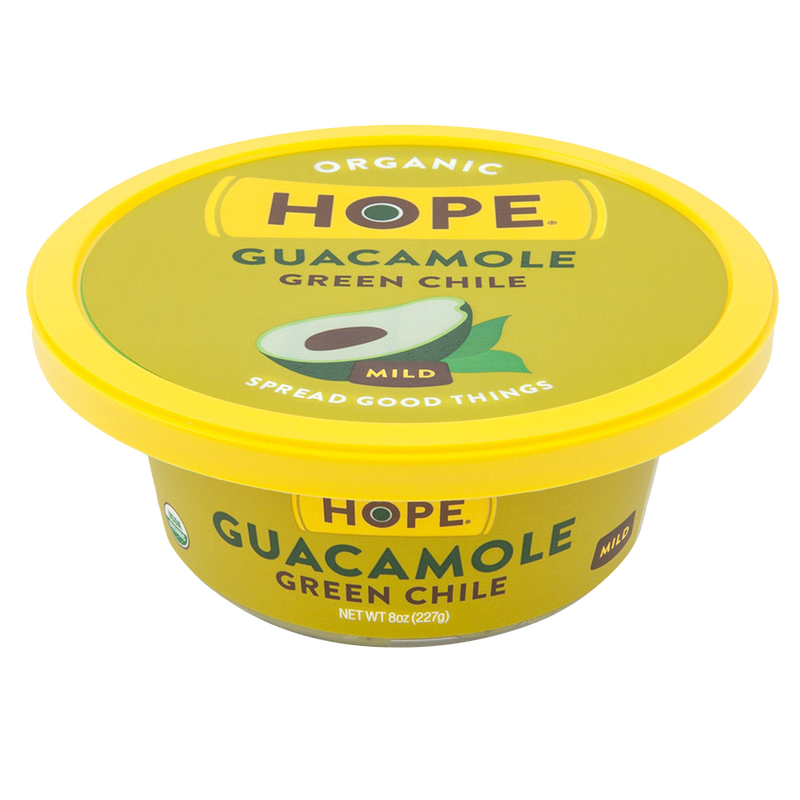 Hope Organic Mild Green Chile Guacamole 8oz