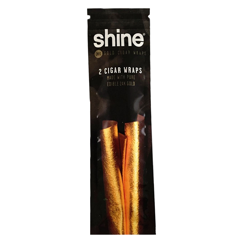 Shine Gold Blunt Wraps 2ct