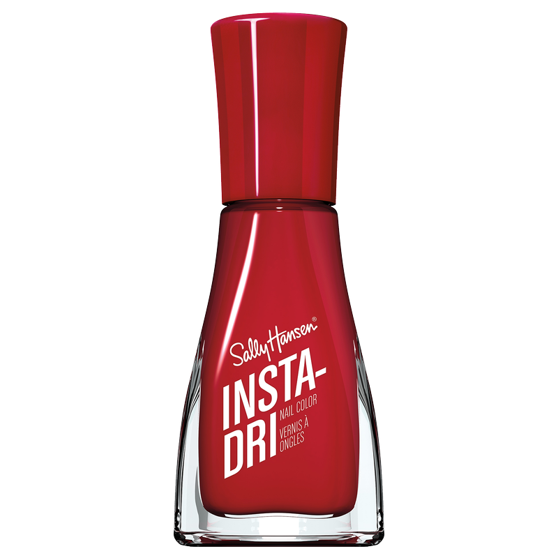 Sally Hansen Insta-Dri Quick Drying Nail Polish Asap Apple, Red Shades, 1pcs