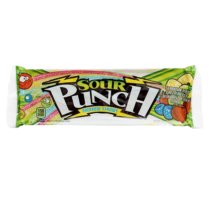 Sour Punch Rainbow Straws 4.5oz