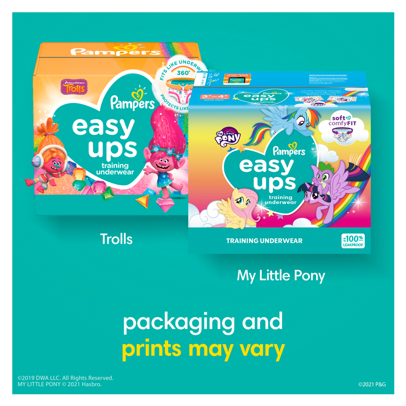 Pampers EasyUp 5T/6T Super Girl 46ct Baby fast delivery by App or Online