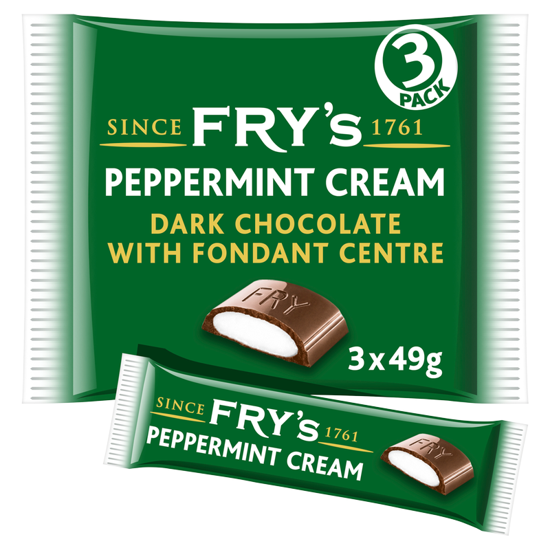 Fry's Peppermint Cream, 3 x 49g