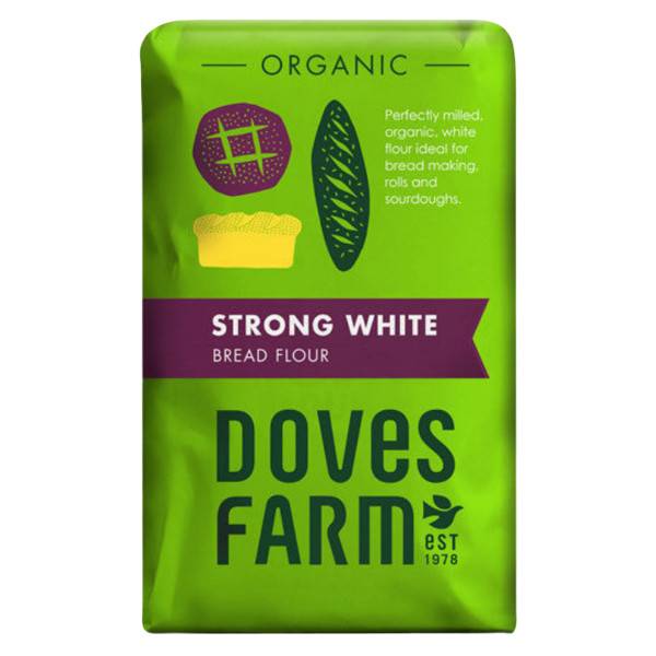 Doves Farm Organic Strong White Bread Flour, 1.5kg