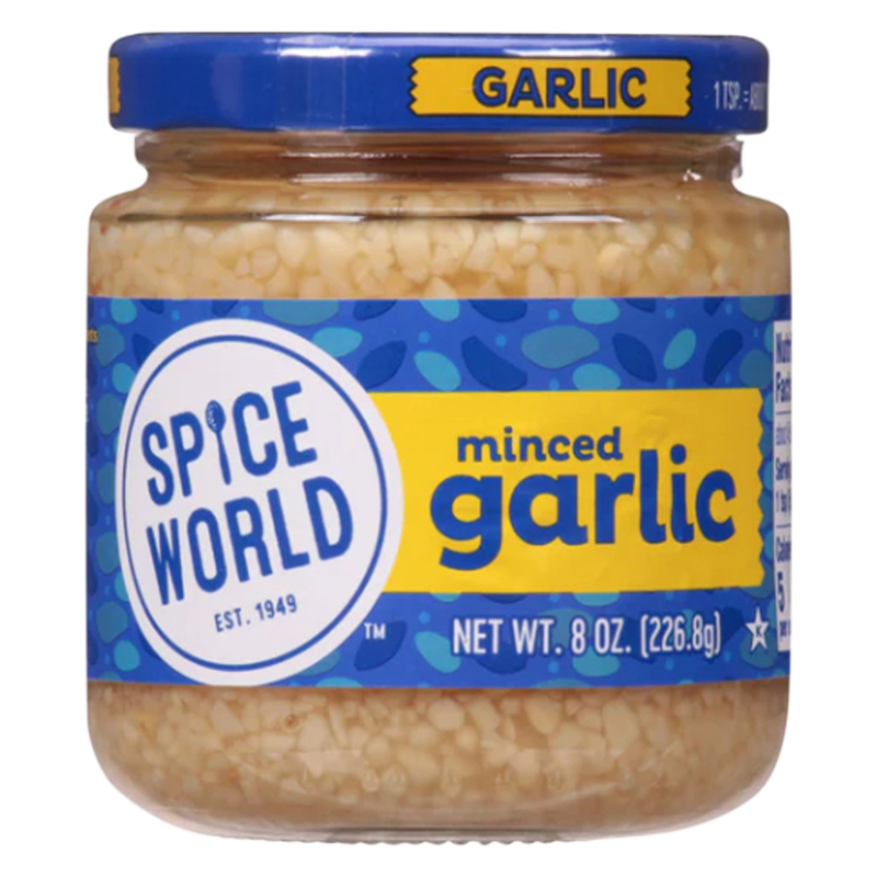 Spice World Organic Minced Garlic - 8oz