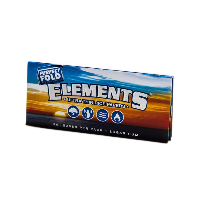 Elements Ultra Thin Perfect Fold Rice Papers 50ct