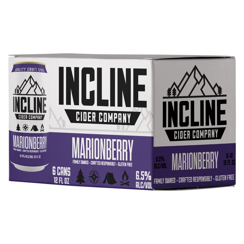 Incline Scout Marionberry Hopped Cider 6pk 12oz Can