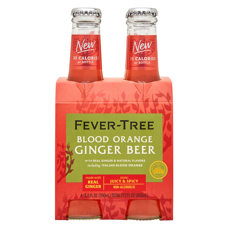 Fever-Tree Blood Orange Ginger Beer 200ml 4pk