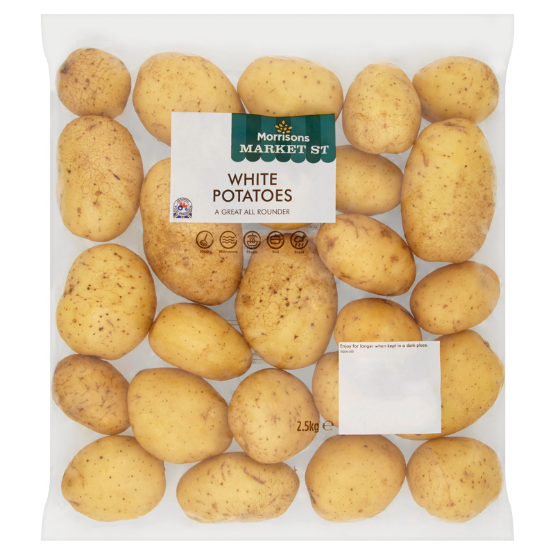 Morrisons White Potatoes, 2.5kg