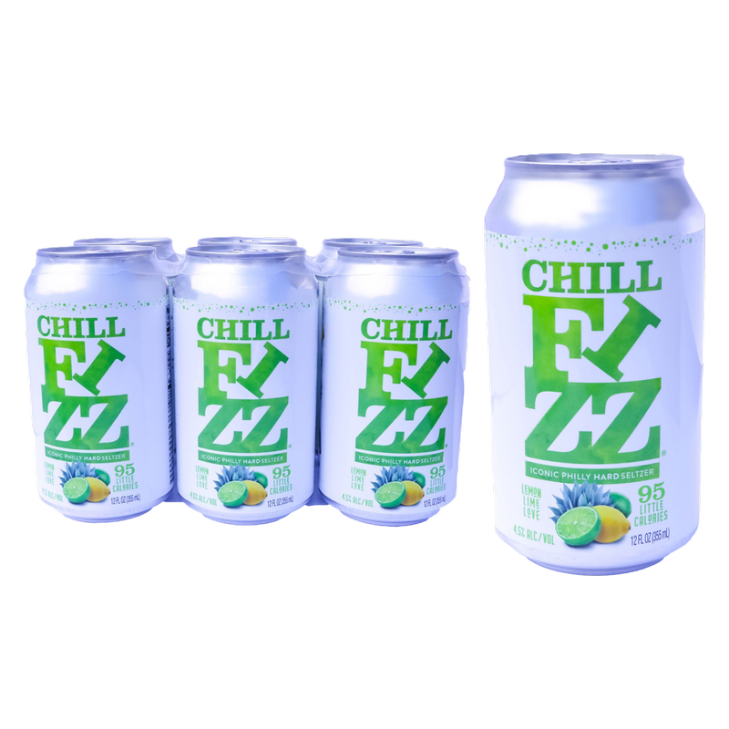 ChillFizz Lemon Lime 6pk 12oz Can 4.5% ABV