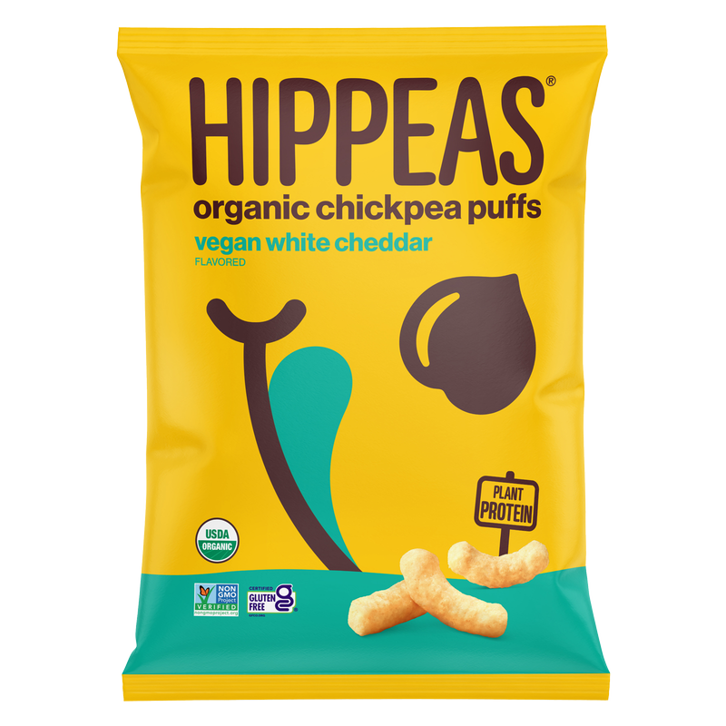 Hippeas Vegan White Cheddar Organic Chickpea Puffs 4oz