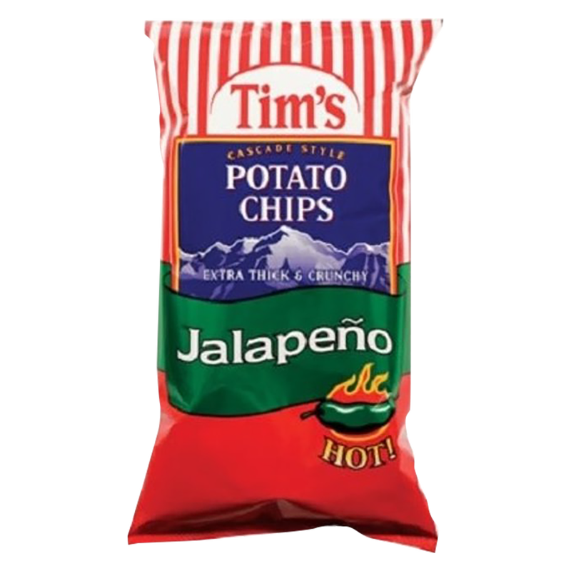 Tim's Cascade Potato Chips Jalapeno 13oz
