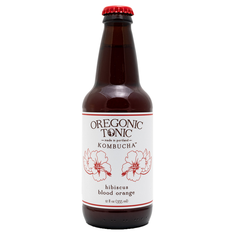 Oregonic Tonic Hibiscus Blood Orange Kombucha 12oz