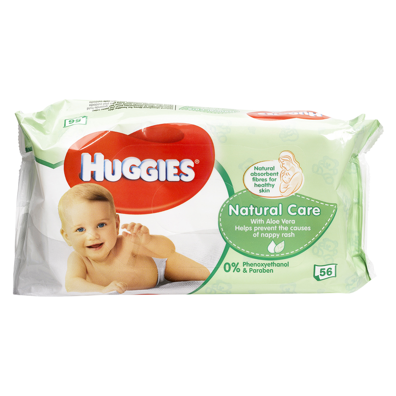 Huggies Natural Care Baby Wipes 56ct