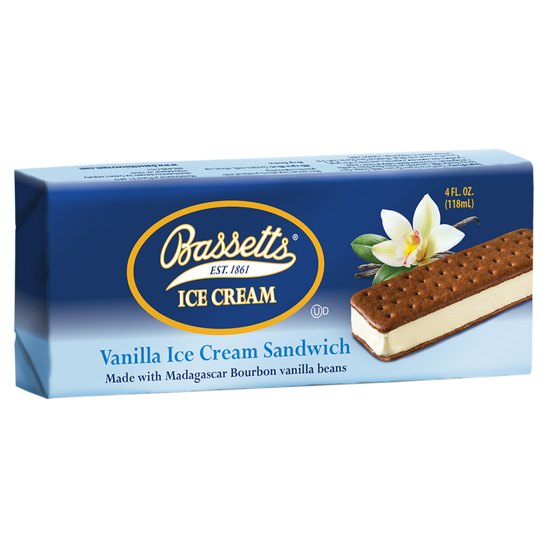 Bassetts Ice Cream Sandwich 4oz