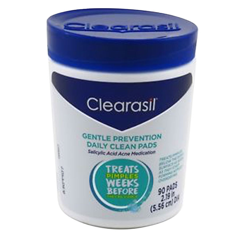 Clearasil Gentle Acne Prevention Daily Clean Pads with Salicylic Acid 90ct