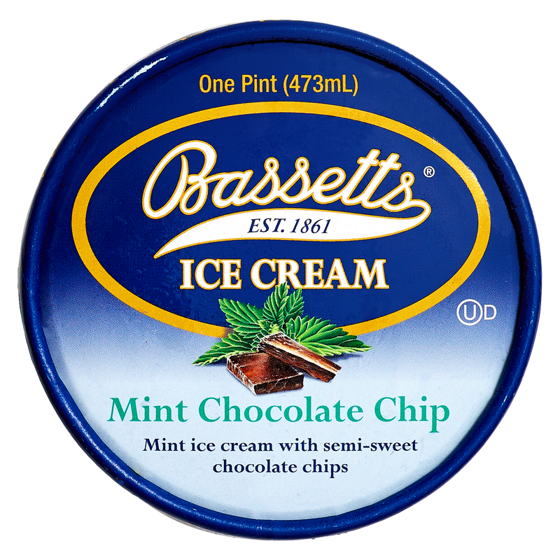 Bassetts Mint Chocolate Chip Ice Cream Pint