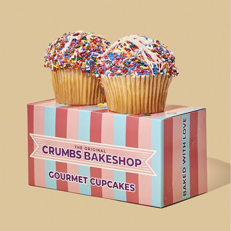 CRUMBS Signature Birthday Cake Cupcakes - 2ct