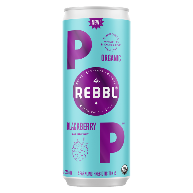 REBBL Sparkling Tonic Pop Blackberry
