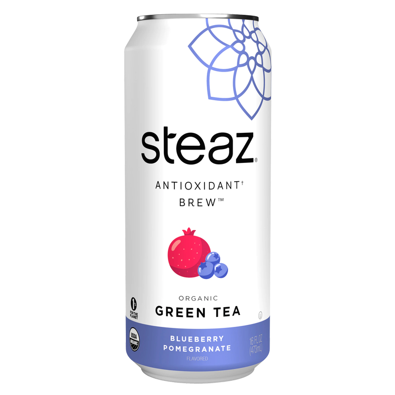 Steaz Blueberry Pomegranate Green Tea 16oz