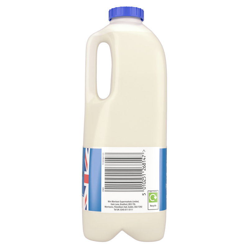 Morrisons British Whole Milk 2 Pint, 1136ml Eggs & Diary fast