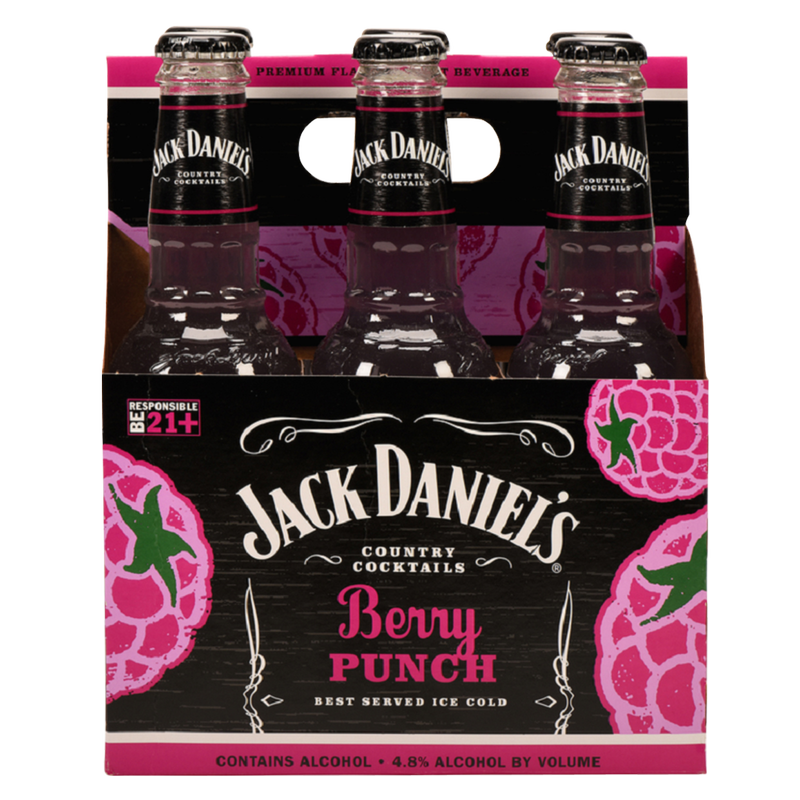 Jack Daniels Berry Punch 6pk 10oz Bottle