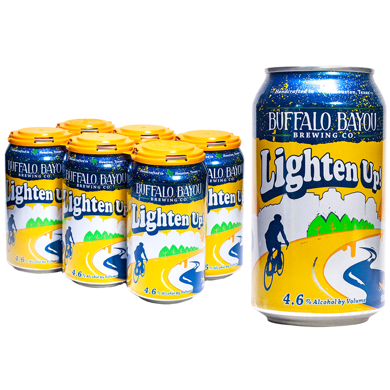 Buffalo Bayou Lighten Up Blonde Ale 6pk 12oz Can 4.6% ABV