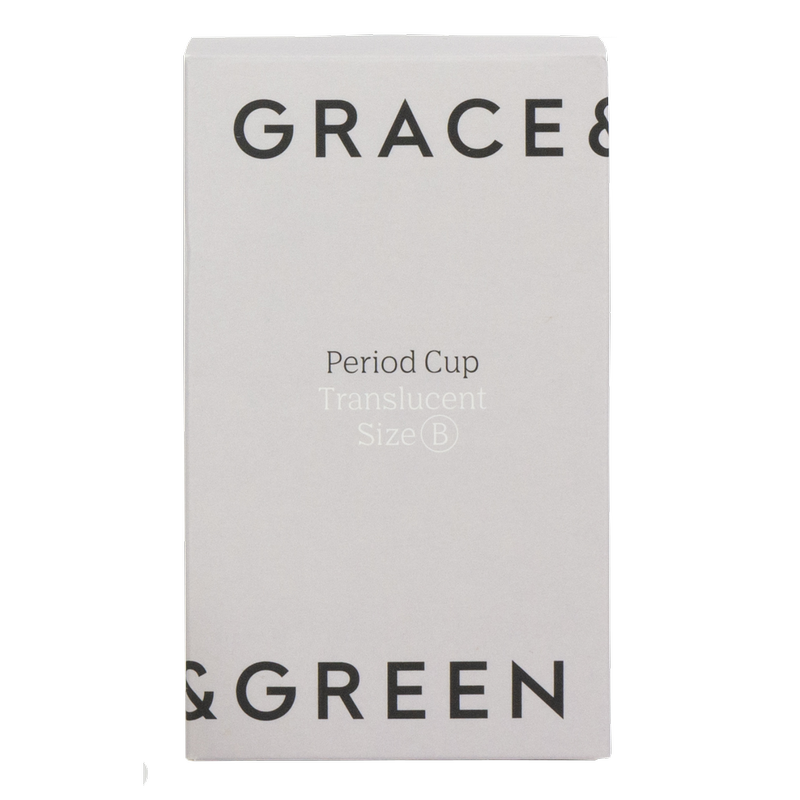 Grace & Green Period Cup Translucent Size B, 1pcs