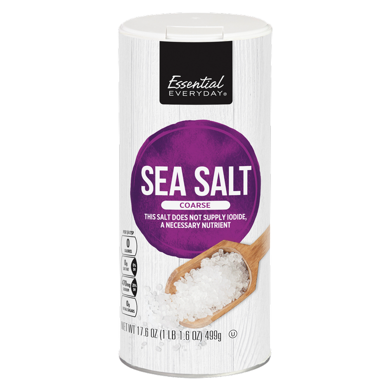 Coarse Sea Salt, 17.6oz. Grocery fast delivery by App or Online