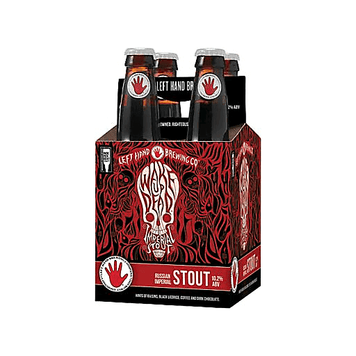 Left Hand Brewing Wake Up Dead Russian Imperial Stout 4pk 12oz Btl
