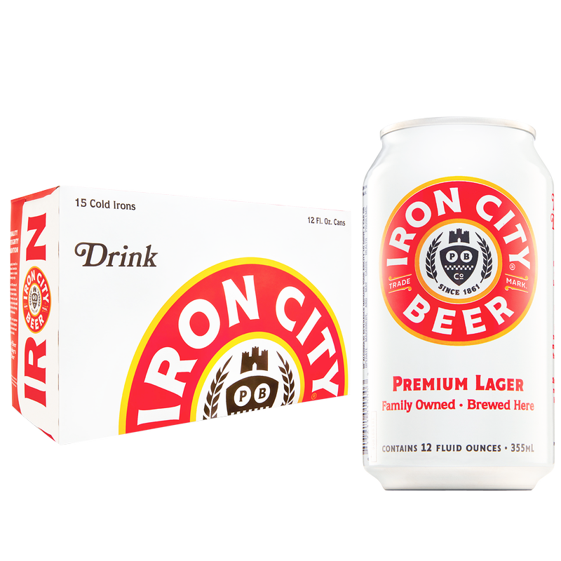 Pittsburgh Brewing Iron City 15pk 12oz Can 4.5 ABV Alcohol fast delivery by App or Online