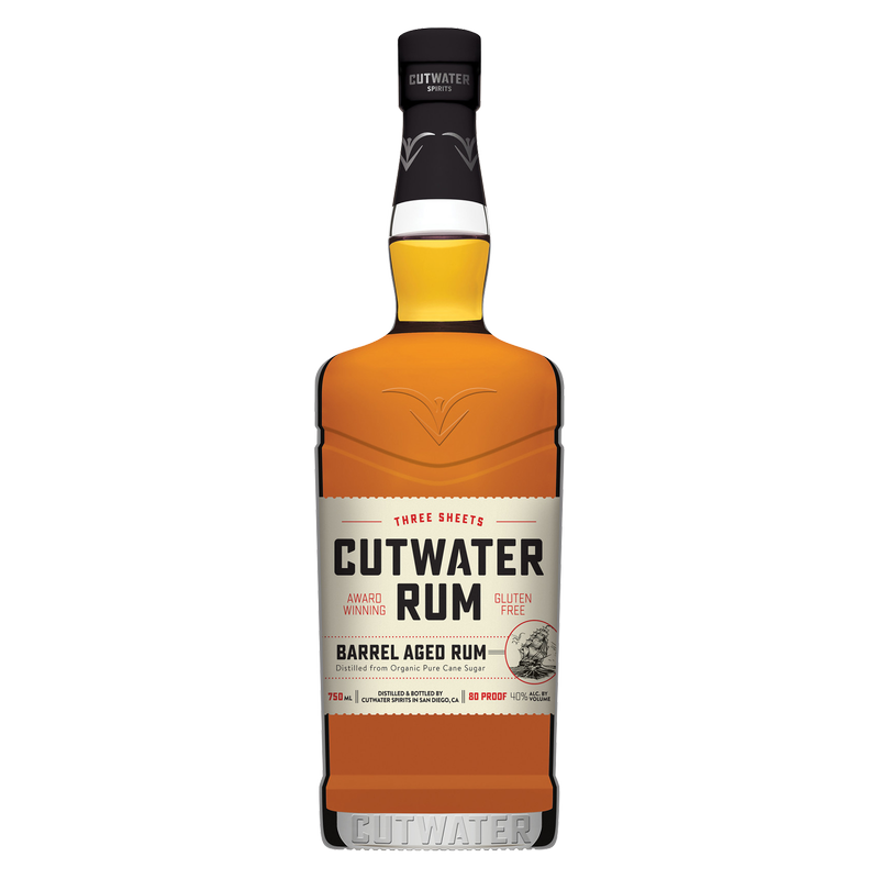 Cutwater Three Sheets Barrel Aged Rum 750ml