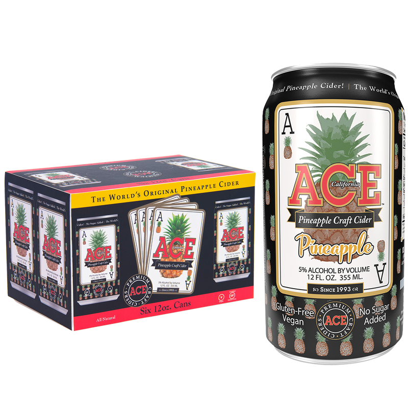 ACE Cider Pineapple 6 pk 12oz Can 5.0% ABV