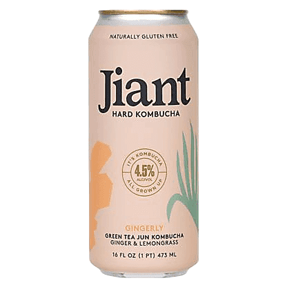 Jiant Hard Kombucha Gingerly Single 16oz Can
