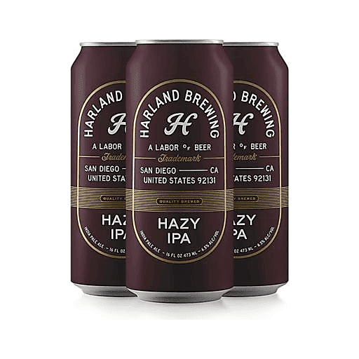 Harland Brewing Hazy IPA 4pk 16oz Can
