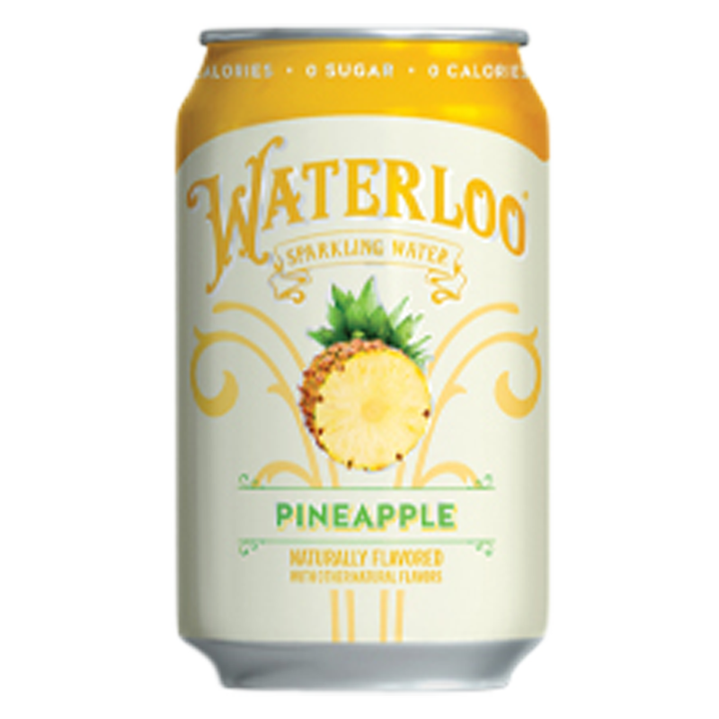 Waterloo Sparkling Water Pineapple Single 12oz Can