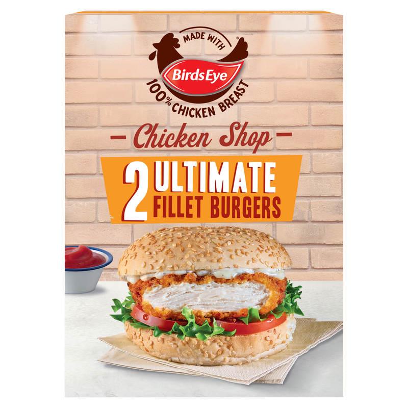 Birds Eye 2 Chicken Shop Ultimate Fillet Burgers, 227g
