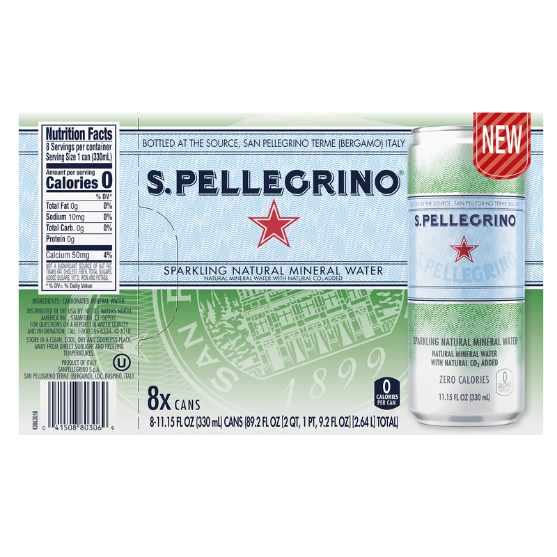 San Pellegrino Sparkling Water 8pk 11.2oz