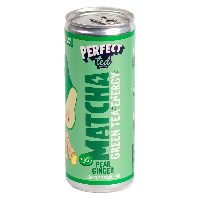 Perfect Ted Matcha Pear Ginger Energy Drink, 250ml