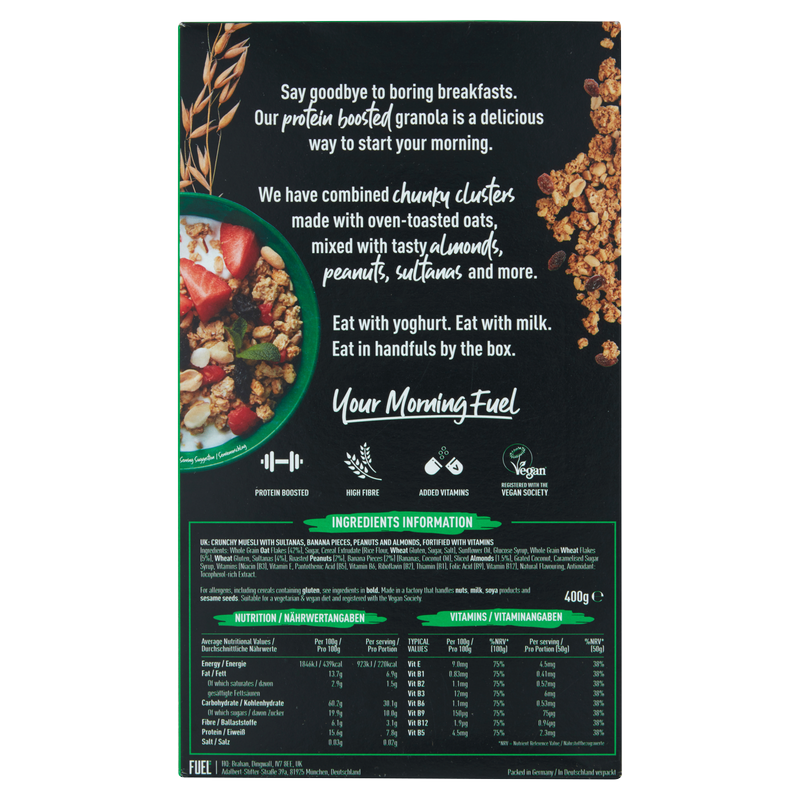 FUEL10K Protein Boosted Fruit & Nut Granola, 400g