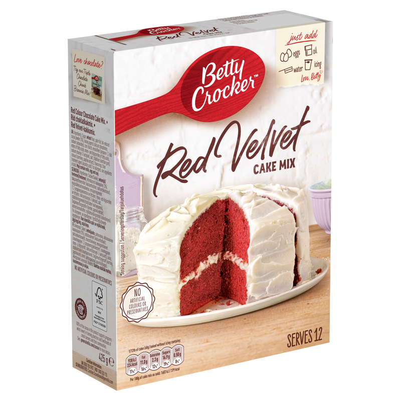 Betty Crocker Red Velvet Cake Mix, 425g